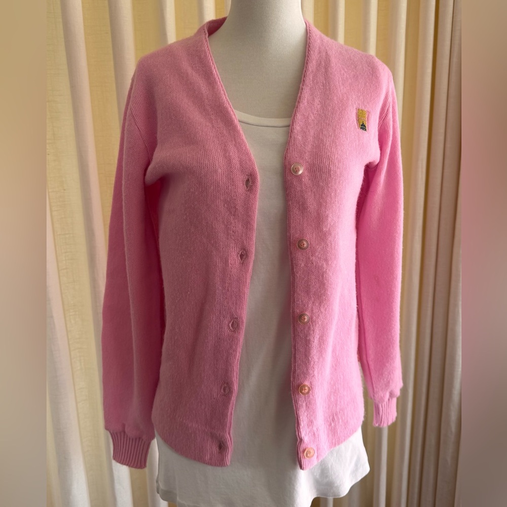 Haymater The Homestead Cardigan Sweater Pink Women’s Resort Granny